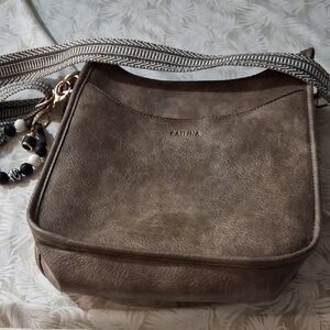 Taupe Crossbody Bag